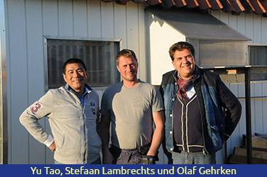 Yu Tao Stefaan Lambrechts und Olaf Gehrken