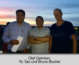 Olaf Gehrken, Yu Tao und Bruno Bucher