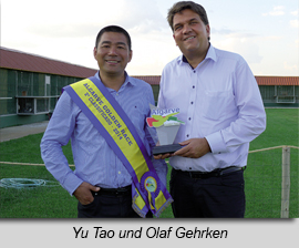 Yu Tao und Olaf Gehrken